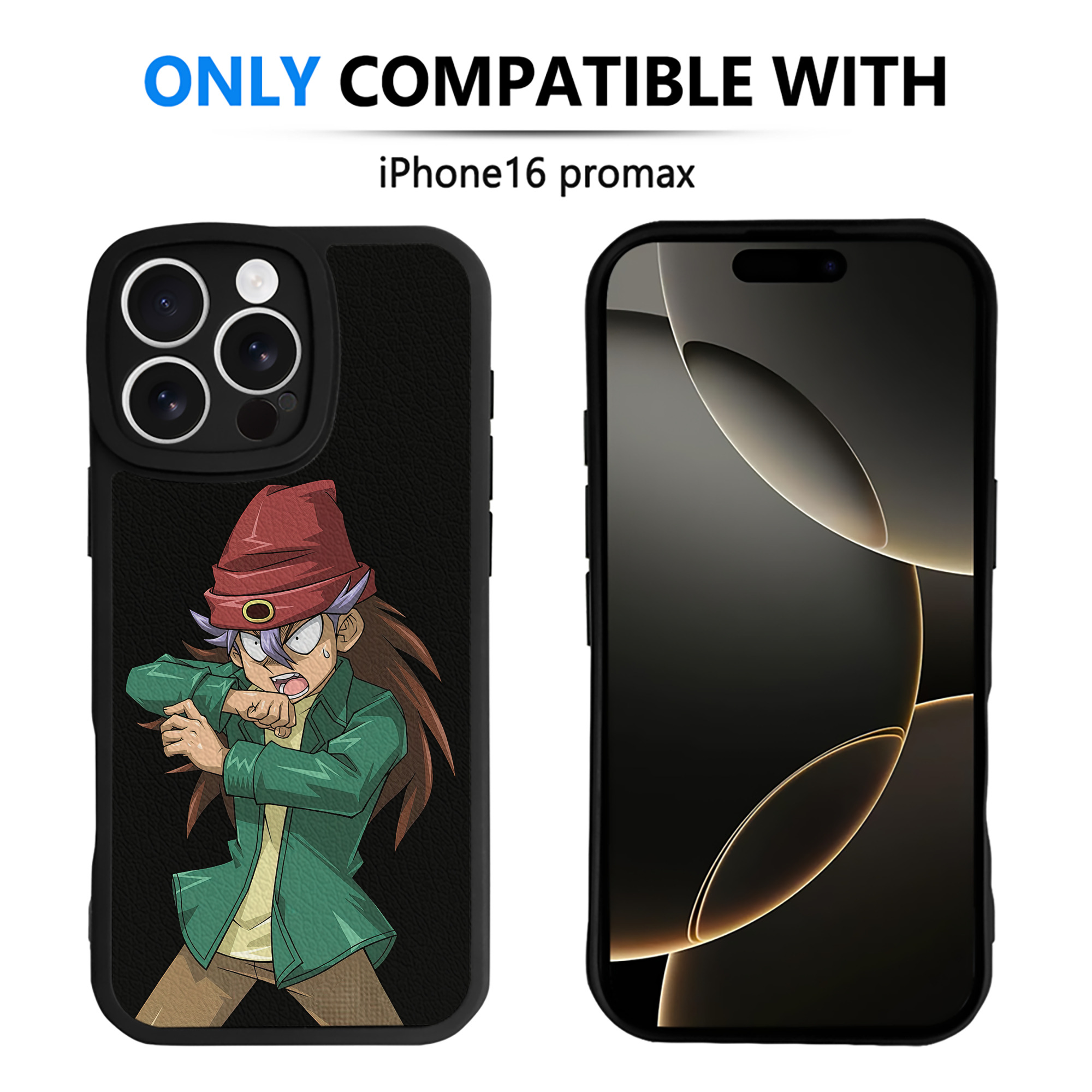 遊☆戯☆王 Yu-Gi-Oh! 【iPhone 16シリーズ対応】シリコンスマホケース（レザー調） 材質：シリコン